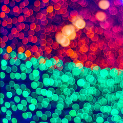 rainbow bokeh