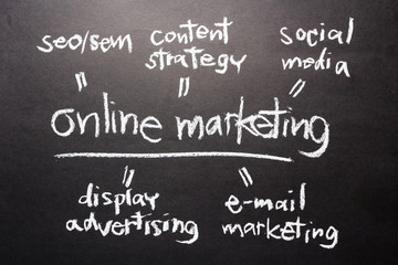 Obraz premium Online Marketing