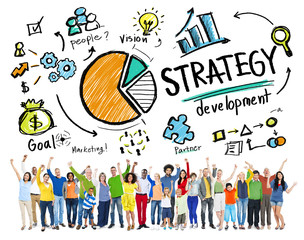 Strategy Development Goal Marketing Vision Planning Concept