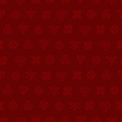 background with Traditional Ukrainian Easter egg ornaments