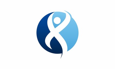 Infinity Health Connection Logo Icon Concept