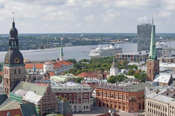 Fototapeta na wymiar View of Riga..