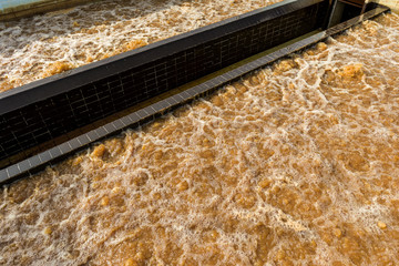 Water recycling in big sedimentation drainages