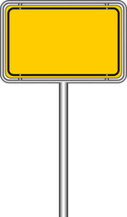 Ortsschild Vorderseite