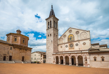 Fototapeta na wymiar Spoleto Cathedral, Umbria, Italy
