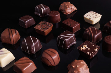 Delicious praline Dessert Chocolate