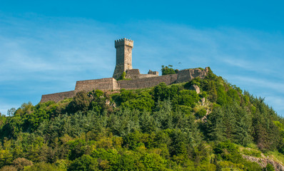 Fototapeta na wymiar La Rocca Fortress in Radicofani, Tuscany, Italy