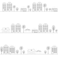 Fototapeta premium Town illustration