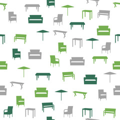 Furniture seamless pattern