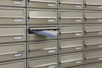 newspaper in the mailbox