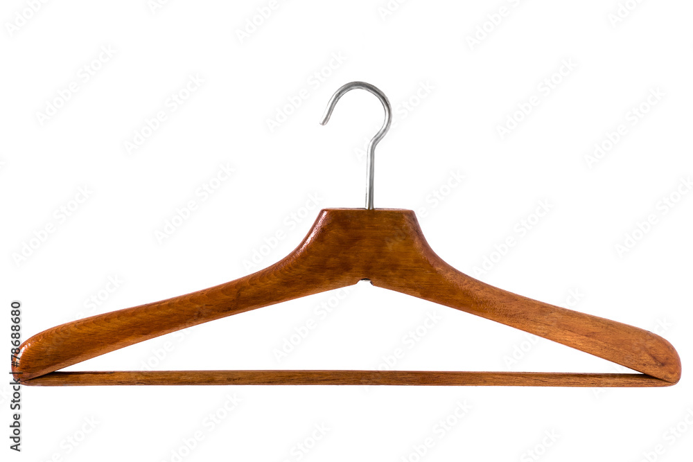 Wall mural Wooden hanger