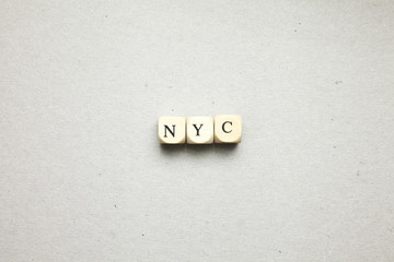 cubes with letter