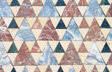 Floor tiles from the Church ruins of John the Baptist, Turkey