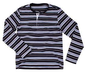 Men's shirt Isolated on white background.