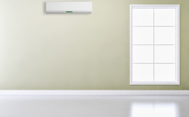 Interno con aria condizionata