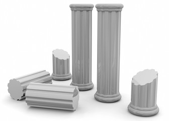 Ancient Columns - 3D