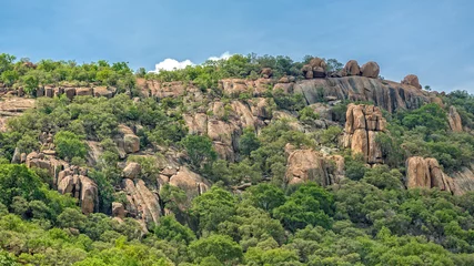 Deurstickers Rocky Hills of Gaborone © derejeb
