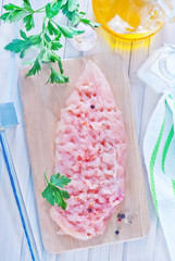 raw chicken