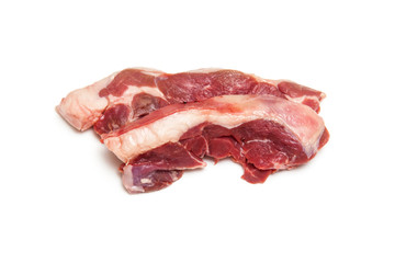 Goat meat leg steaks