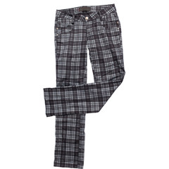 Plaid pants isolated on white