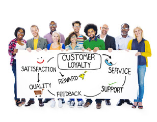 Customer Loyalty Satisfaction Support Strategy Concept