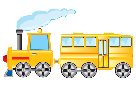 Locomotive with coach