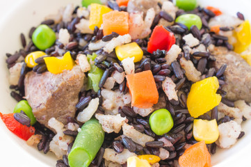 Risotto with wild rice