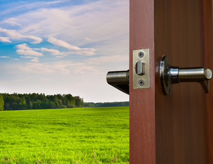 prairie landscape and sky