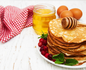 pancakes with cranberries