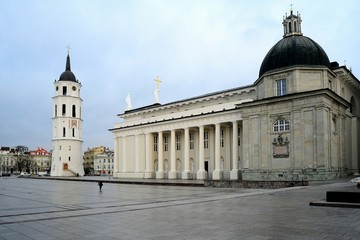 Obraz premium Vilnius Cathedral is the heart of Lithuanian capital