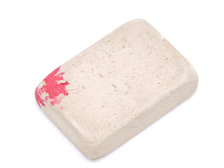 eraser on a white background