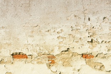Old wall backdrop. Filtered color tone.