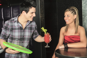 Interior of pub, for drinking and socializing