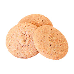 Cookies on a white background.