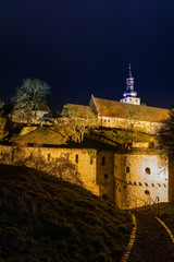 Fototapeta na wymiar Burg Querfurt in der Abenddämmerung