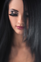 beauty make-up close-up