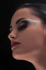 Fototapeta premium beauty make-up close-up