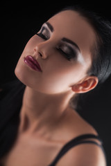 Fototapeta premium beauty make-up close-up