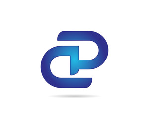 dp letter logo template 3