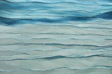 Blue Wavy Fabric Texture Background