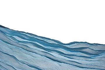 Corner Blue Aqua Water Wavy Fabric Textured Background
