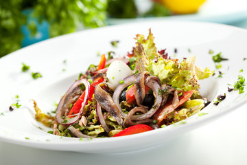 Salad with Anchovy