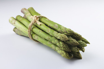 Bunch of green asparagus