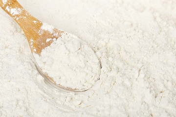 ladle in flour