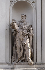 Obraz premium St Paul the Apostle, Church of the Holy Blood in Graz, Austria