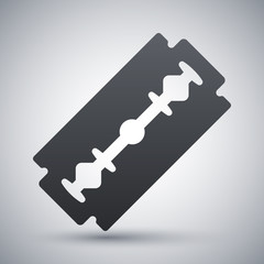 Vector razor blade icon