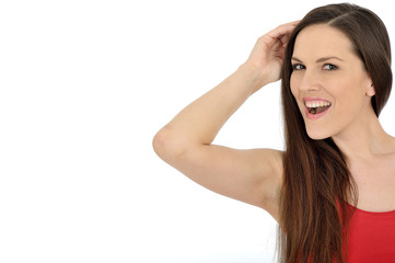 Fototapeta premium Happy Relaxed Young Woman