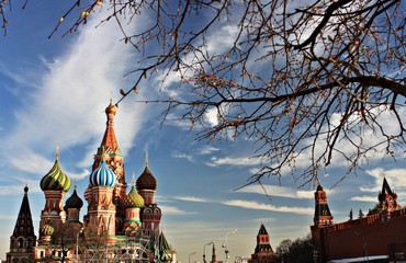 Moscow Red Square in spring