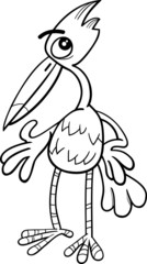 fantasy bird coloring page