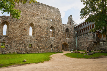 Fototapeta na wymiar Sigulda Medieval Castle